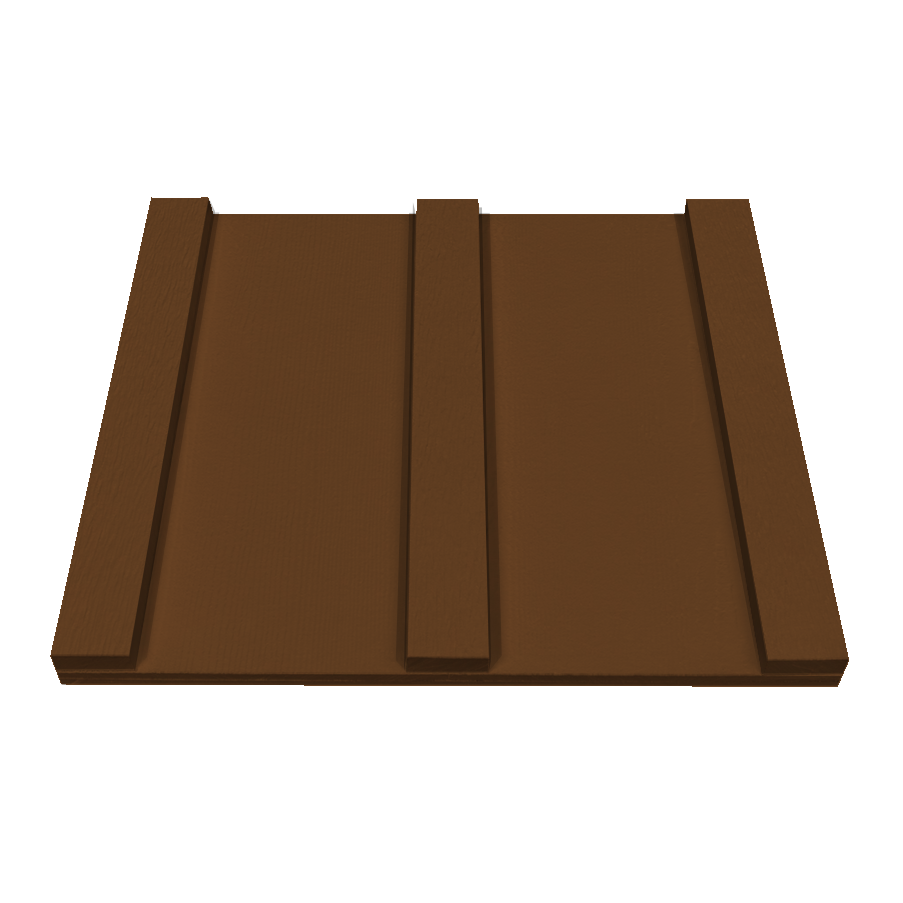 St-Laurent Board & Batten Siding in Espresso-12 Plank-Smooth