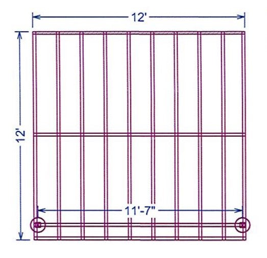 12' x 12' Deck Metal Frame Kit (Fortress Evolution)