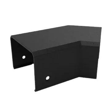 Fortress 135 degree End OTP Flat Brackets-Black Sand-Left Hand