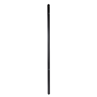 Fortress ATHENS 2inx2in Posts (for FT/EB Panels)-Gloss Black-Corner Post-72in for 48in panels