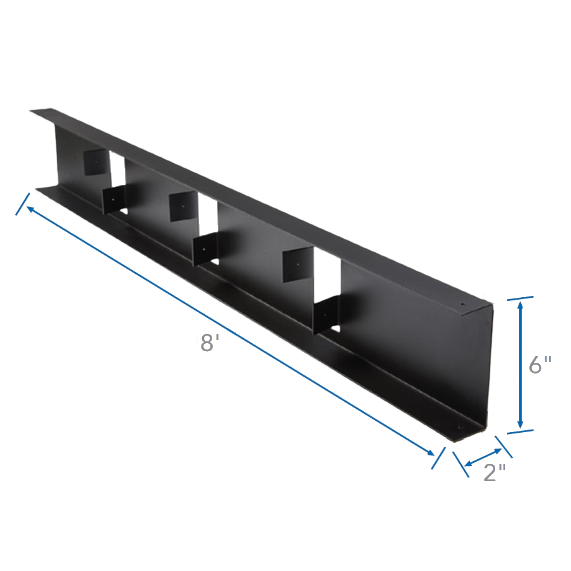 Fortress Evolution 2x6 Rim Joists-8'-16 o/c punched spacing