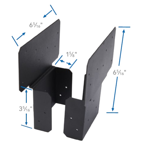 Fortress Evolution Beam/Post Bracket-5.5x5.5-Single
