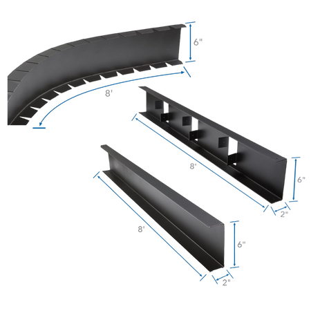 Fortress Evolution 2x6 Rim Joists-8'-12 o/c punched spacing