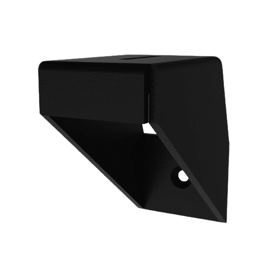 Fortress Fe26 I-support attachment for fascia mount-Black Sand