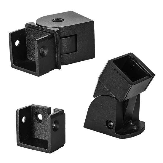 Fortress AL13 Home Rail Brackets-Black Sand-Angle Bracket