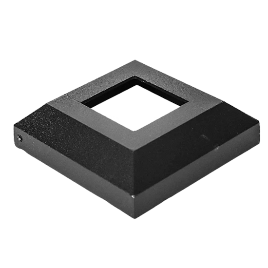 Fortress AL13 Post Base Cover-Black Sand-2x2