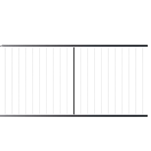 Fortress FE26 Vertical Cable Rail 40in Panel-Black Sand-6ft-40in