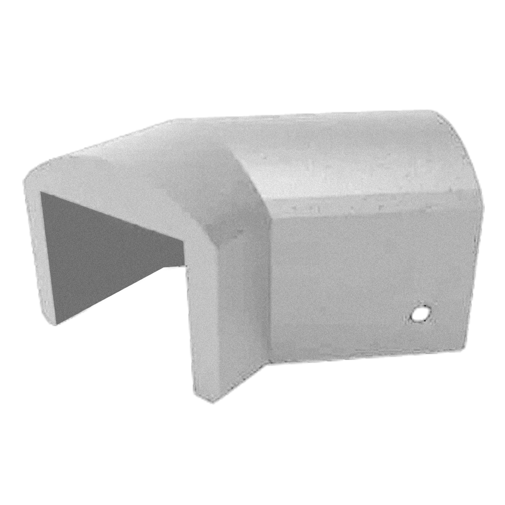 Fortress 135 degree End OTP Round Brackets-Matte White-Right Hand