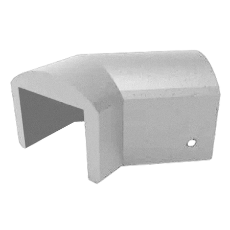 Fortress 135 degree End OTP Round Brackets-Matte White-Right Hand