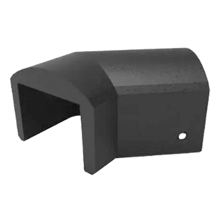 Fortress 135 degree End OTP Round Brackets-Matte White-Left Hand