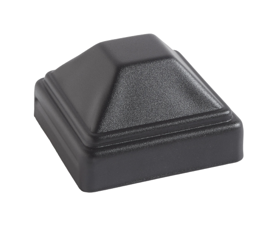 Fortress Pressed Dome Post Cap-Black Sand-3x3