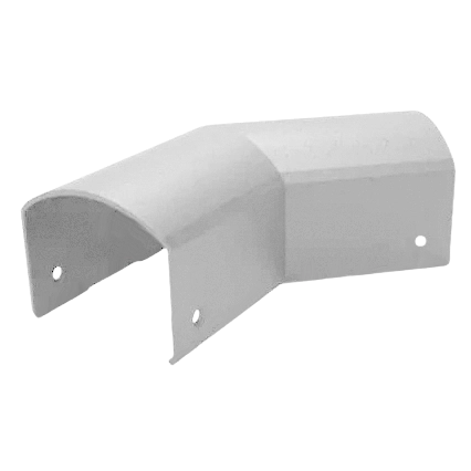 Fortress Over-The-Post (OTP) Round splices-Matte White-135° angle