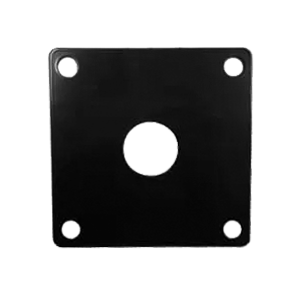 Fortress AL13 Post Anchor Base Plate-Black Sand-4.75 (For 2 Post)