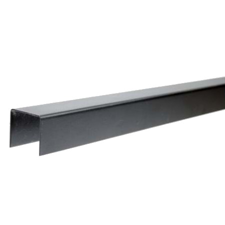 Fortress FE26 Flat Accent Top Rail-Black Sand-6'