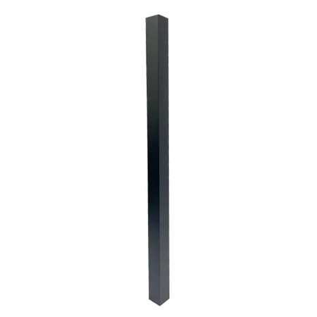 Fortress AL13 Home Blank post (Fascia mount)-Black Sand-49in-2inx2in