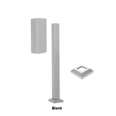 Fortress AL13 Home 3inx3in Posts-Black Sand-39-1/2in-Line Post