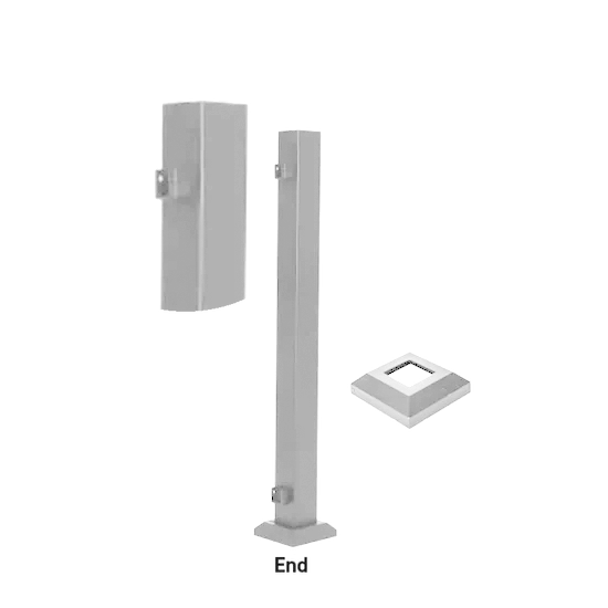 Fortress AL13 Home 3inx3in Posts-Black Sand-45-1/2in-Corner Post