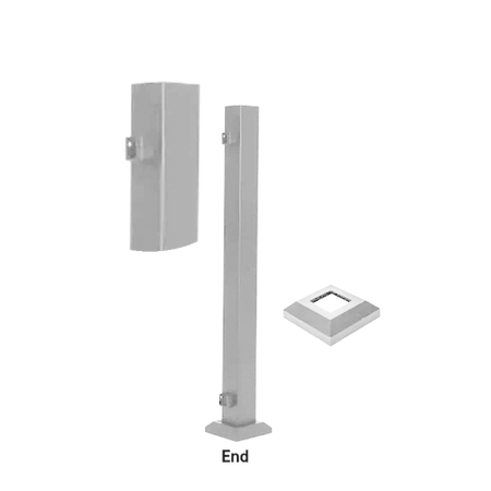 Fortress AL13 Home 3inx3in Posts-Black Sand-45-1/2in-Corner Post