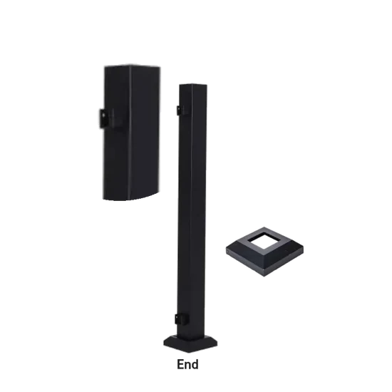 Fortress AL13 Home 3inx3in Posts-Black Sand-45-1/2in-Blank Post