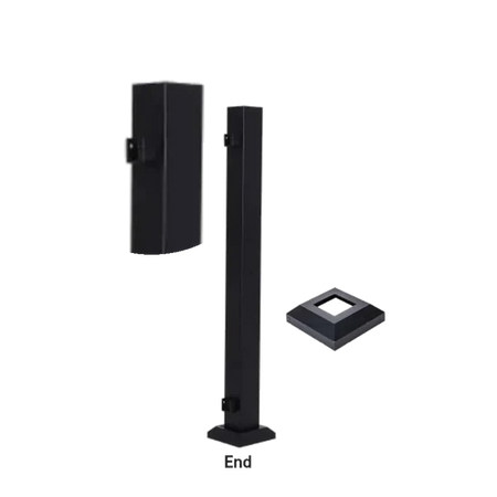 Fortress AL13 Home 3inx3in Posts-Black Sand-45-1/2in-Blank Post