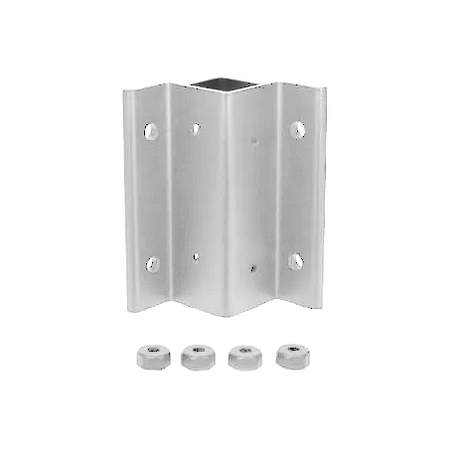 Fortress Fascia Mount Brackets-Black Sand-Outside Corner-3inx3in