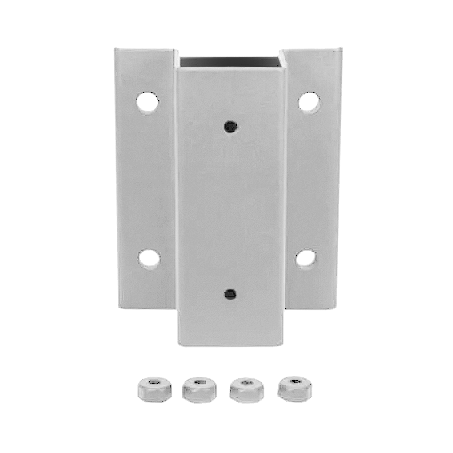 Fortress Fascia Mount Brackets-Matte White-Outside Corner-3inx3in