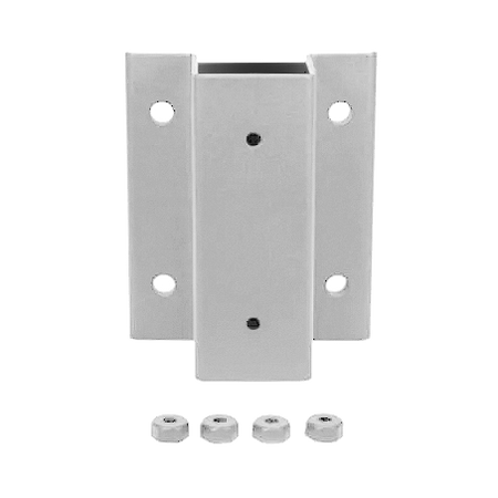 Fortress Fascia Mount Brackets-Matte White-Outside Corner-3inx3in