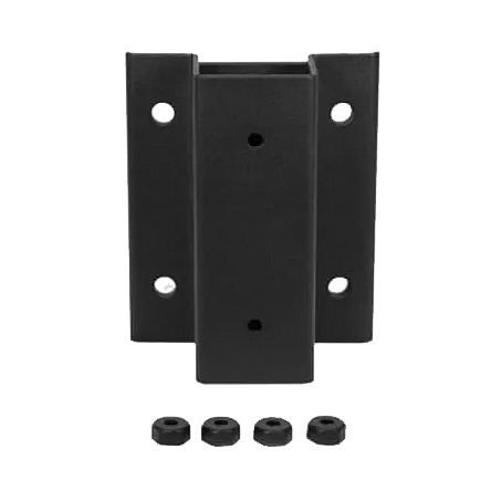 Fortress Fascia Mount Brackets-Matte White-Inside Corner-3inx3in