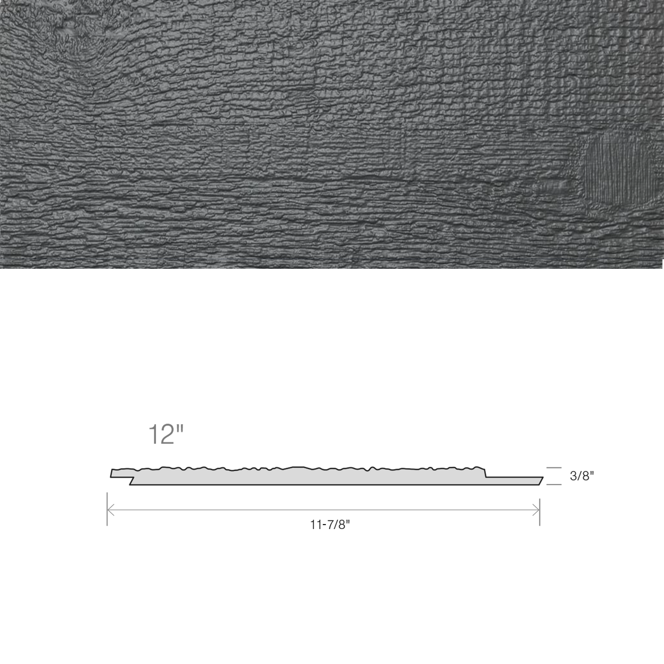 Maibec CanExel Board & Batten Engineered Siding in Granite-Batten