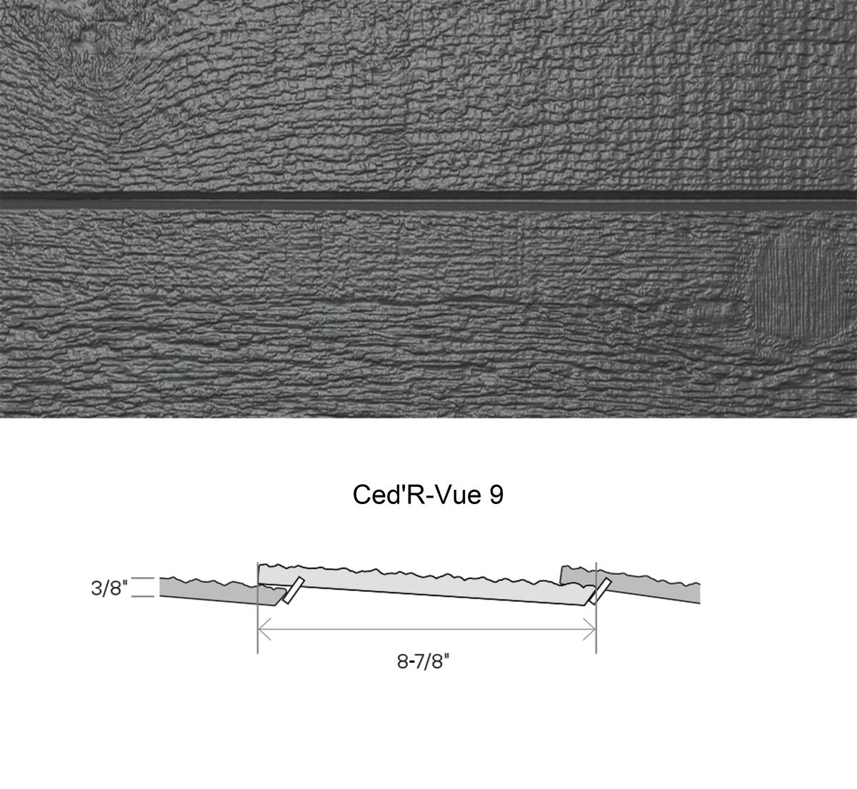 Maibec CanExel Engineered Siding in Granite