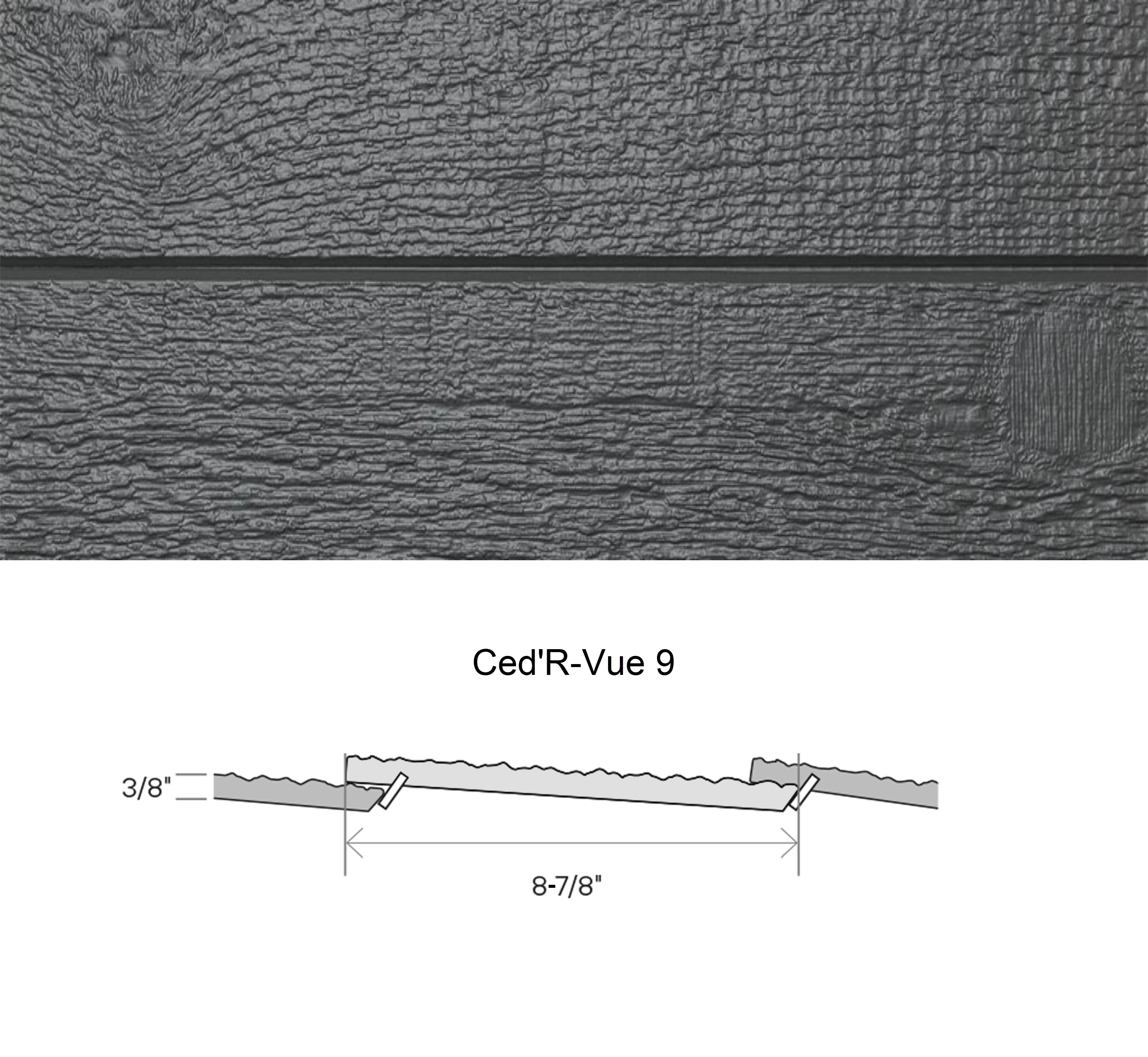 Maibec CanExel Engineered Siding in Granite