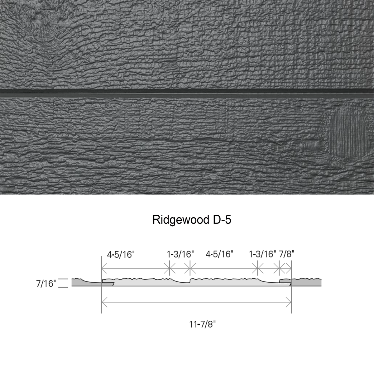 Maibec CanExel Engineered Siding in Granite-CedftR-Vue 9in-9in-3/8in