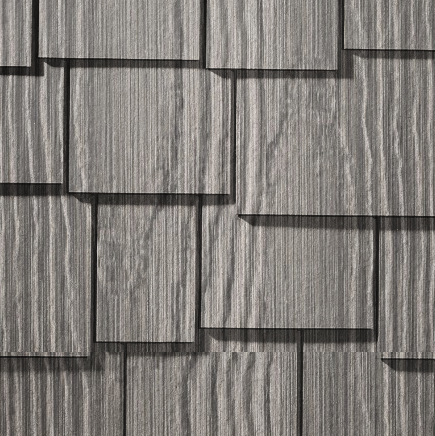 St-Laurent Shingles in Ash-48inx15-1/4in-Staggered Edge-Cedarmill