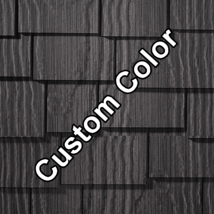 St-Laurent Shingles in Custom Color-48inx15-1/4in-Staggered Edge-Cedarmill