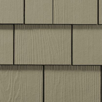 JamesHardie HardieShingle Heritage Random Square Straight Edge | Statement Collection-Aged Pewter 54 (JH)-1/4inx15.25inx48in-Beaded Cedarmill