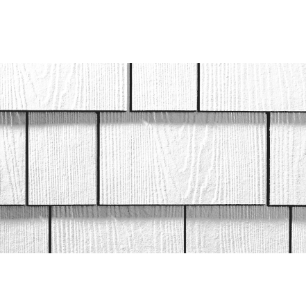 JamesHardie HardieShingle Heritage Random Square Straight Edge Primed-4ft-15-1/4in-Beaded Cedarmill