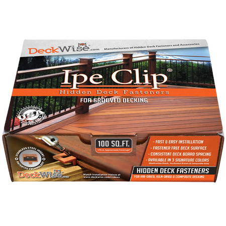 Ipe Clips DeckWise-175 screws & clips