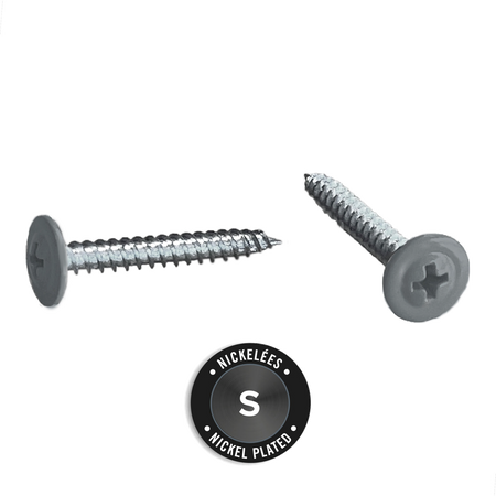 Light Trim #10 2-1/2in Fiber Cement Panel Screws-Nickel-Wood-Deep Ocean 53 (JH)