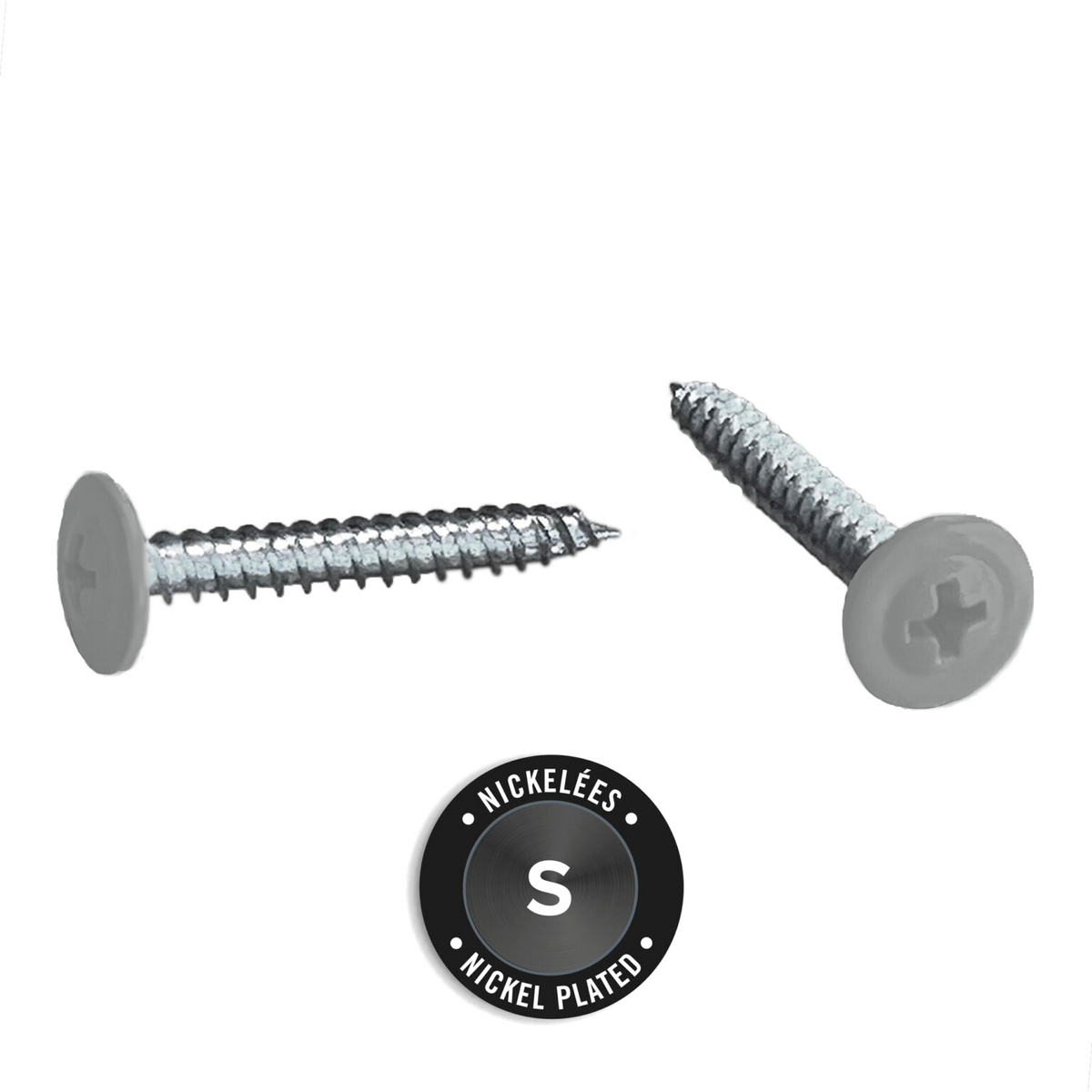Light Trim #10 2-1/2in Fiber Cement Panel Screws-Nickel-Wood-Light Mist 84 (JH)