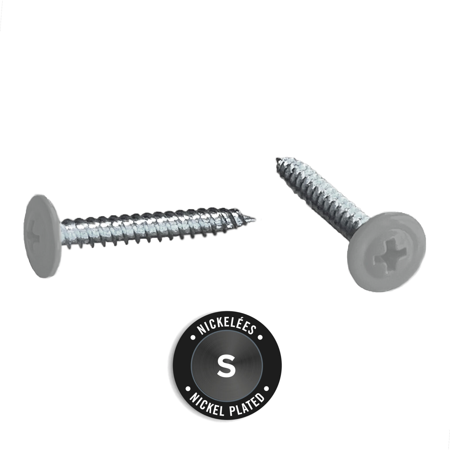 Light Trim #10 2-1/2in Fiber Cement Panel Screws-Nickel-Wood-Light Mist 84 (JH)
