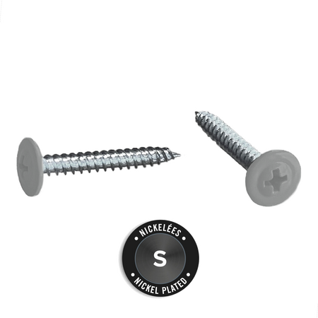 Light Trim #10 2-1/2in Fiber Cement Panel Screws-Nickel-Wood-Light Mist 84 (JH)