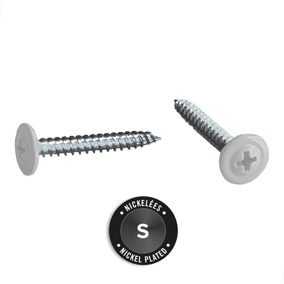 Light Trim #10 2-1/2in Fiber Cement Panel Screws-Nickel-Wood-Mountain Sage 80 (JH)