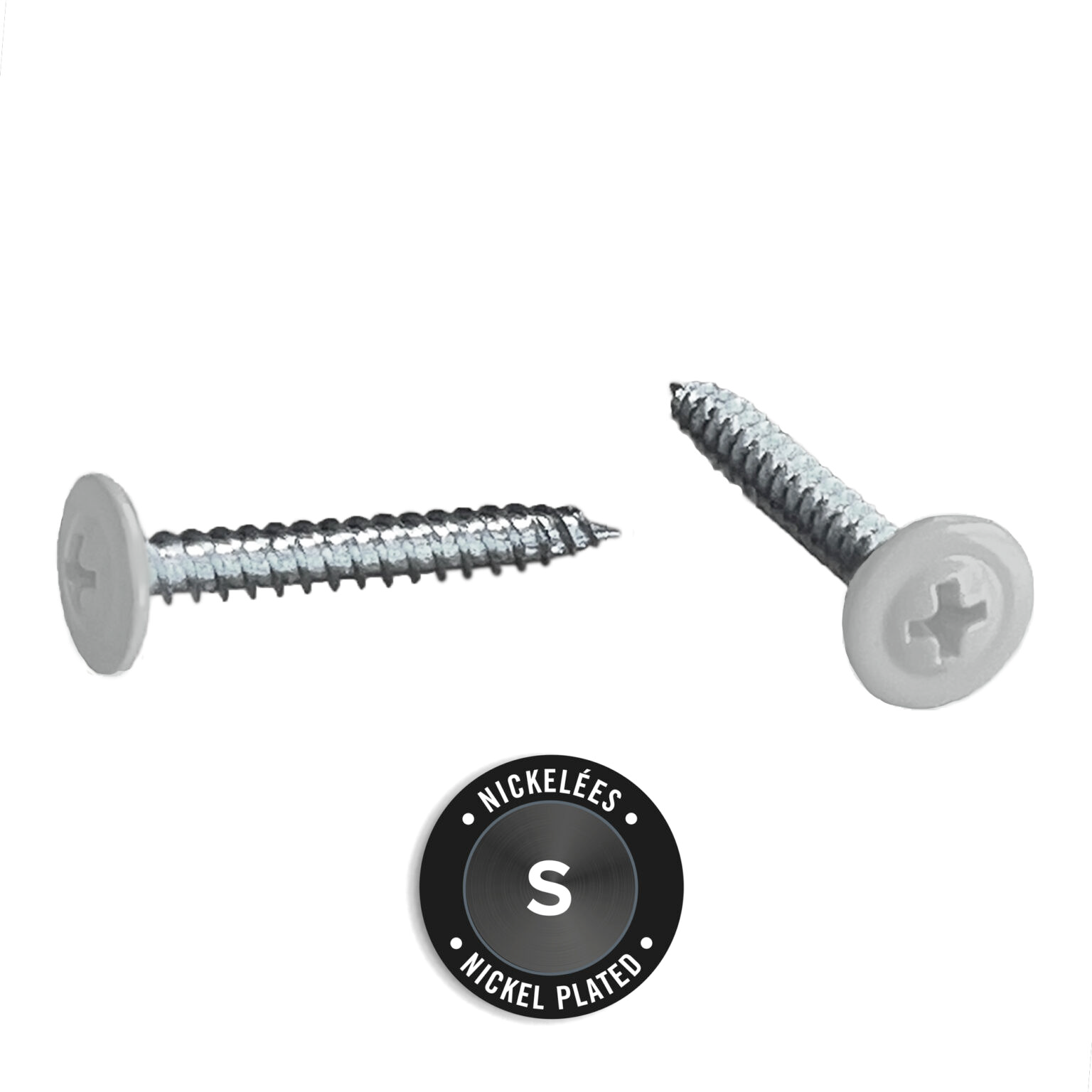 Light Trim #10 2-1/2in Fiber Cement Panel Screws-Nickel-Wood-Mountain Sage 80 (JH)
