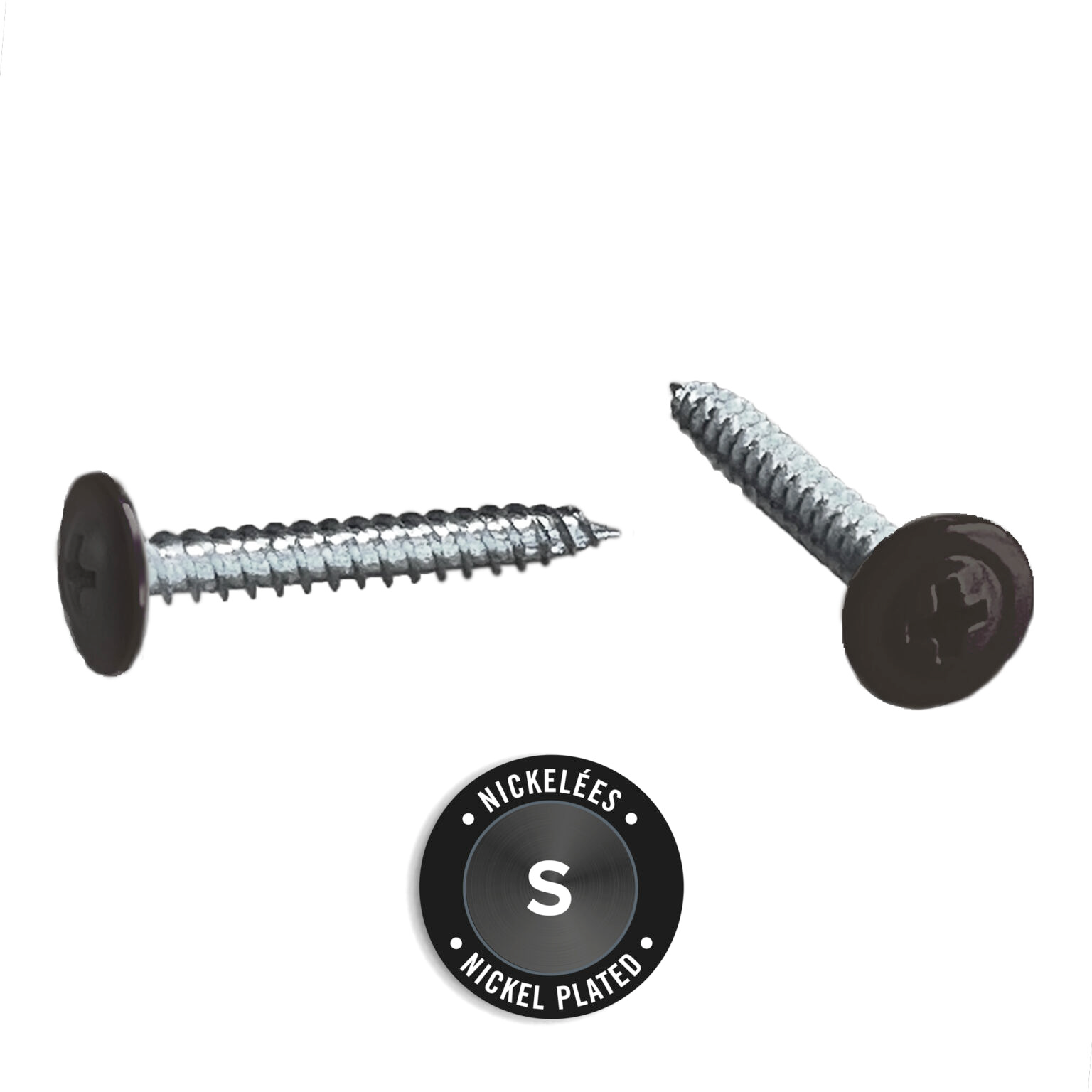 Light Trim #10 2-1/2in Fiber Cement Panel Screws-Nickel-Wood-Navajo Beige 72 (JH)