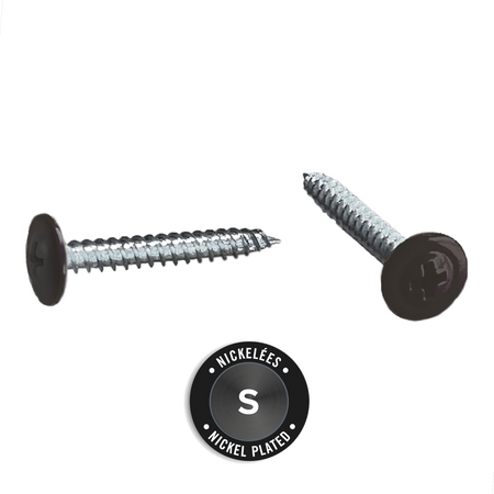 Light Trim #10 2-1/2in Fiber Cement Panel Screws-Nickel-Wood-Navajo Beige 72 (JH)