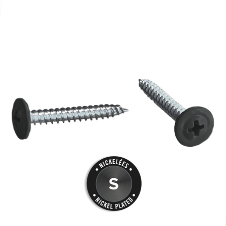 Light Trim #10 2-1/2in Fiber Cement Panel Screws-Nickel-Wood-Timber Bark 77 (JH)