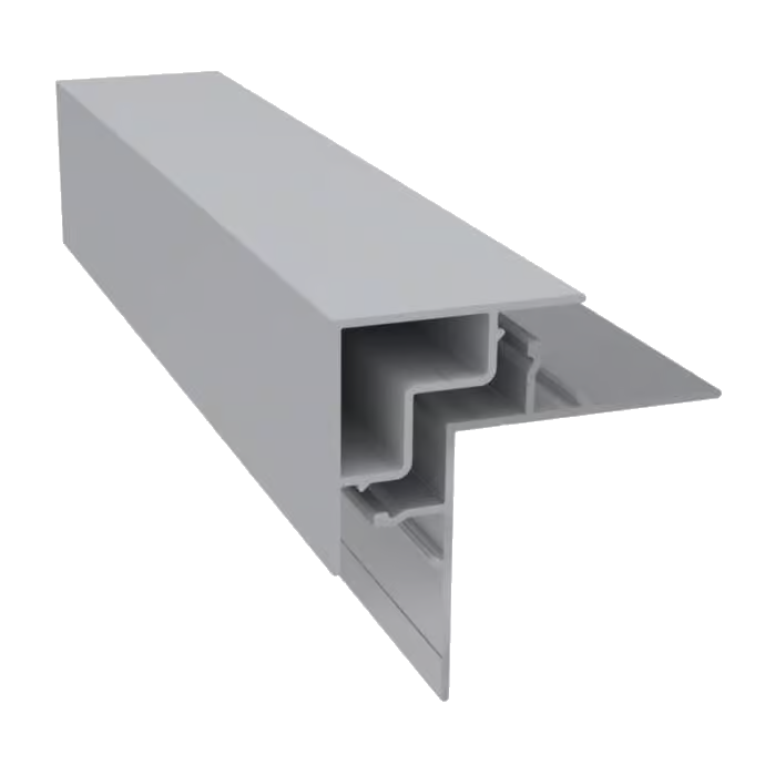 Light Trim 5/16in Panel 2-Piece Outside Corner C994 | Shadow Collection-White