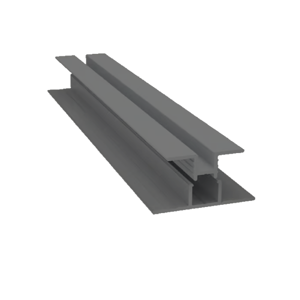 Light Trim 5/16in Panel 2-piece Vertical Trim V299XL | Shadow XL Collection-Gray Slate 51 (JH)