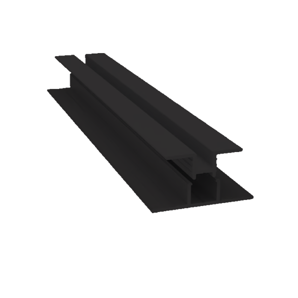 Light Trim 5/16in Panel 2-piece Vertical Trim V299XL | Shadow XL Collection-Midnight Black 95 (JH)