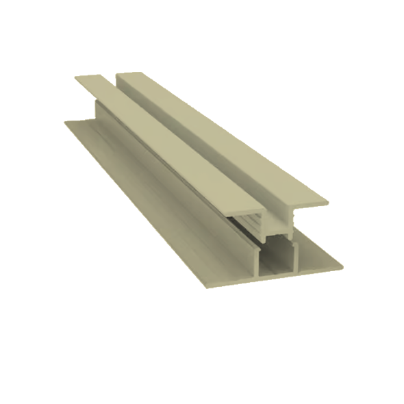 Light Trim 5/16in Panel 2-piece Vertical Trim V299XL | Shadow XL Collection-Navajo Beige 72 (JH)